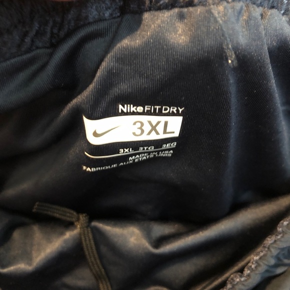 Nike Pro Elite Running SHORTS Mens 3X Navy NWOT - Picture 4 of 7